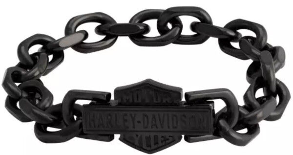 Harley-Davidson Armband Vintage Bar & Shield schwarz