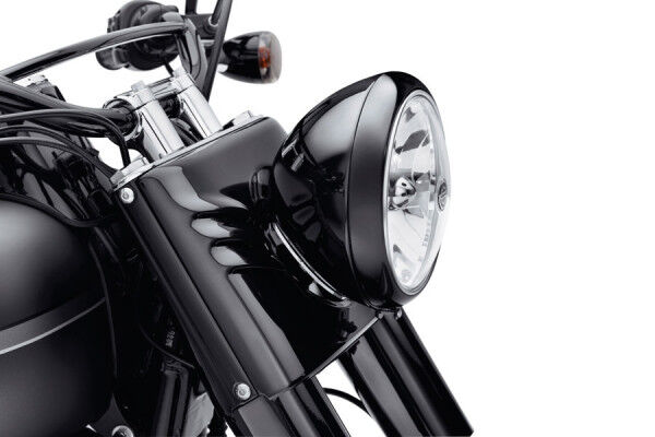 Harley Davidson Scheinwerfer-Zierring - Schwarzglänzend 67700115