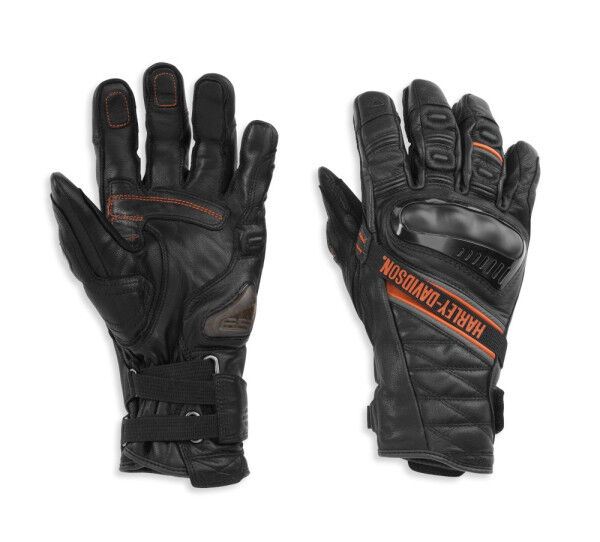 Harley-Davidson Herren Motorrad Handschuhe Passage Adventure Schwarz 98182-21VM