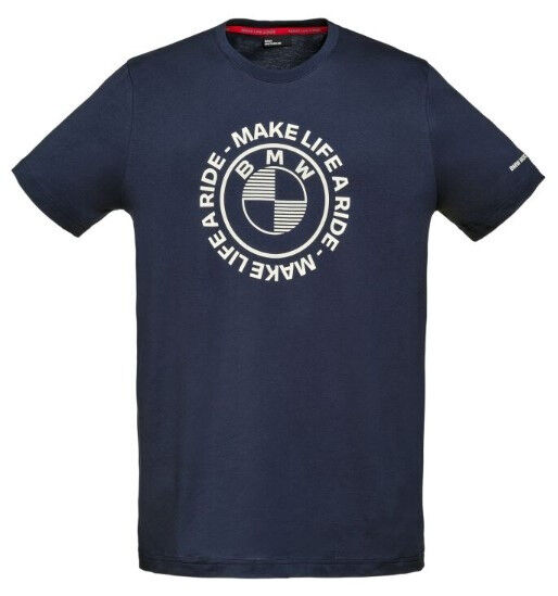BMW T-Shirt Make Life A Ride Herren dunkelblau