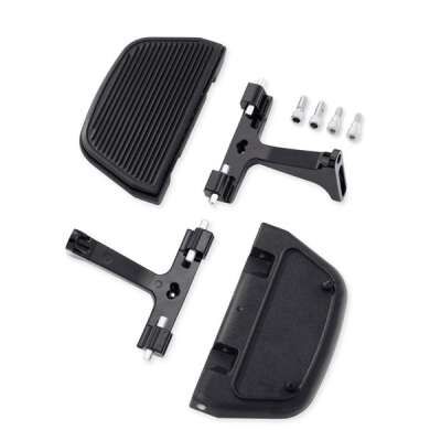 Beifahrer-Trittbretter Für Harley Touring (1993-2021) – Streamliner Design, Schwarz, Inkl. Montageset