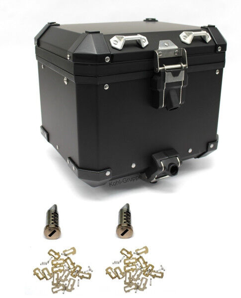 BMW Aluminium Topcase schwarz inklusive codierbare Schlösser F850GS R1200GS R1250GS ADV