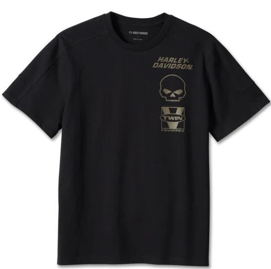 Harley Davidson Street Machine T-Shirt für Herren - schwarz