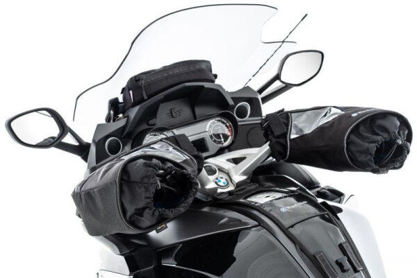 Wunderlich Motorrad Lenkerstulpen - Satz - schwarz