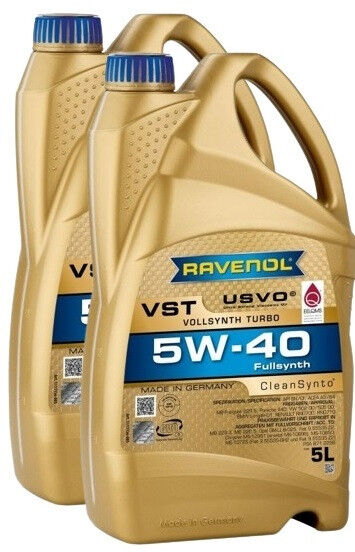 2x RAVENOL vollsynthetisches Motoröl Turbo VST SAE 5W40