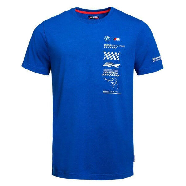 BMW Herren T-Shirt Race Team Blau