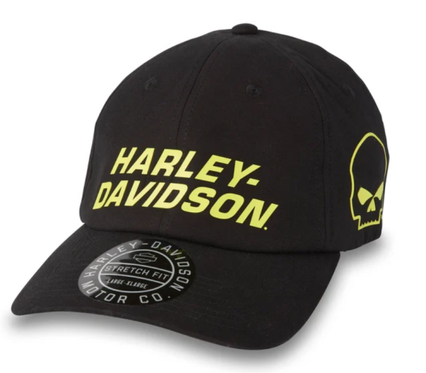 Harley Davidson Willie G Skull Viper Waxed Style Cap Schwarz