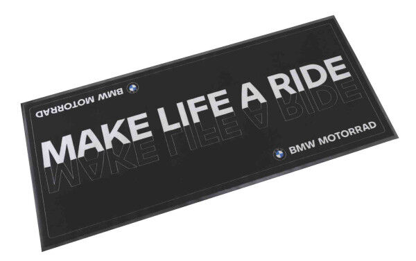 BMW Motorradteppich Make Life a Ride