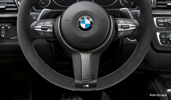 orig. BMW M Performance Lenkrad Abdeckung Carbon Blende 1er 2er 3er 4er X1 X2