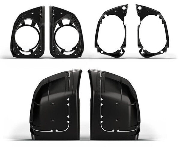 Harley-Davidson Audio powered by Rockford Fosgate – Stage III Seitenkoffer-Lautsprecher mit Deckel-A