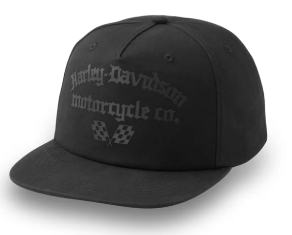 Harley Davidson Flying Start 5-Panel Snapback Cap