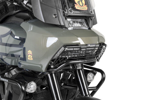 Scheinwerferschutz schwarz eloxiert, mit Schnellverschluss für Harley-Davidson RA1250 Pan America *O
