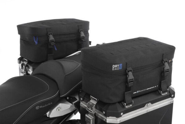 Wunderlich Koffertoptaschen ELEPHANT DRYBAG - links und rechts - schwarz