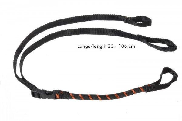 Rokstraps Strap It Pack Adjustable *schwarz-orange* 30-106 cm 2 St. mit Schlaufen