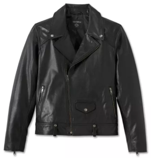 Harley Davidson Herren Lederjacke Motorbreath schwarz