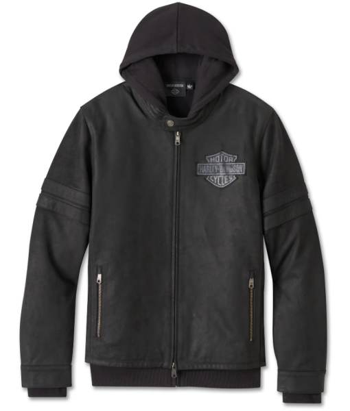 Harley Davidson Lederjacke Enthusiast 3-in-1 schwarz