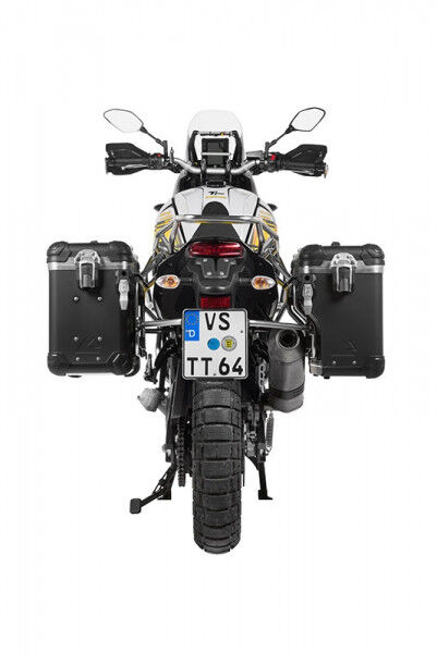 ZEGA Evo X Sondersystem And-Black 38/38 Liter mit Edelstahlträger für Yamaha Tenere 700