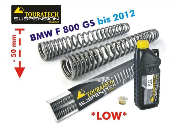Progressive Gabelfedern für BMW F800GS bis 2012 *Tieferlegung um 50mm*