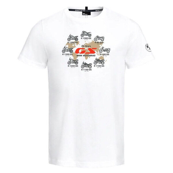 BMW Herren T-Shirt 45 Years GS Weiß