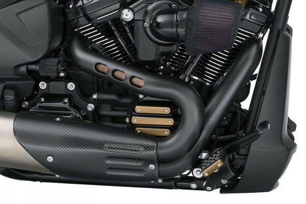 Harley-Davidson AUSPUFF-HITZESCHILD-KIT, MATTSCHWARZ 65400472