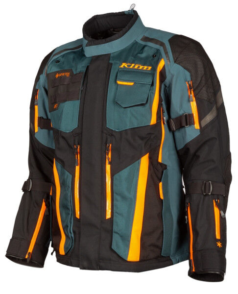 Klim Badlands Pro Motorradjacke Petrol Strike Orange