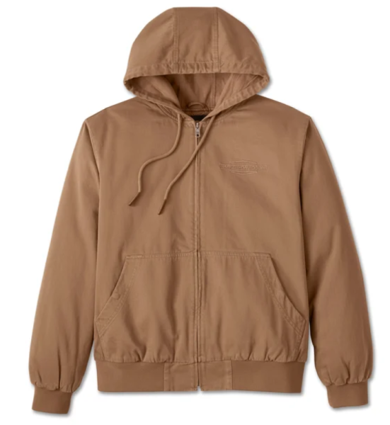 Harley Davidson Bar & Shield Workwear-Jacke mit Kapuze - Toffee