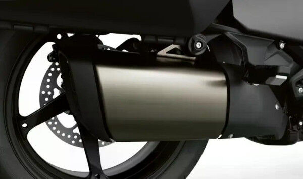 BMW Motorrad R1300RT Endschalldämpfer Dark Chrome