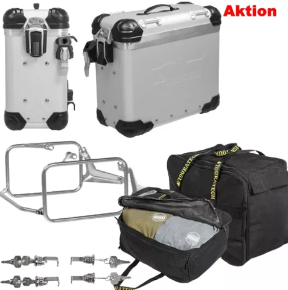 Aktions Bundle! R1300GS Koffersystem + Kofferinnentasche+ Schlosssatz Touratech