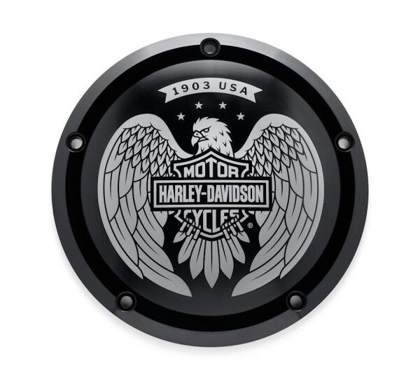 Harley Davidson Eagle Bar & Shield Derby Deckel