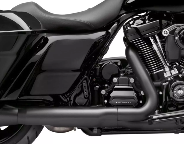 Harley Davidson Auspuff-Hitzeschild-Kit, mattschwarz