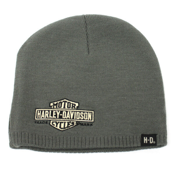 Harley Davidson Wollmütze Bar & Shield Dealer Aachen Grau