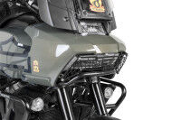 Scheinwerferschutz schwarz eloxiert, mit Schnellverschluss für Harley-Davidson RA1250 Pan America *O Scheinwerferschutz schwarz eloxiert, mit Schnellverschluss für Harley-Davidson RA1250 Pan America *O