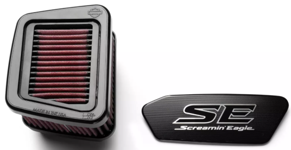 Harley Davidson S.K Extreme-Flow Luftfilter und Luftfilterblende