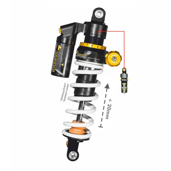 Touratech Suspension +20mm Federbein für KTM 1290 Super Adventure R (2021-) Typ Extreme