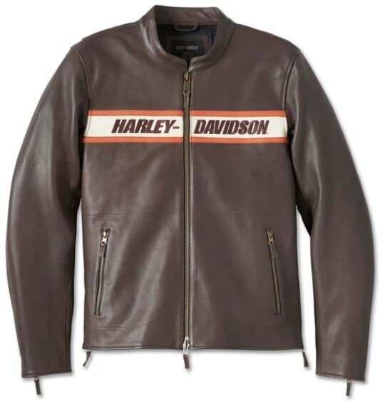Harley Davidson Victory Lane II Lederjacke für Herren braun 98001-23EM