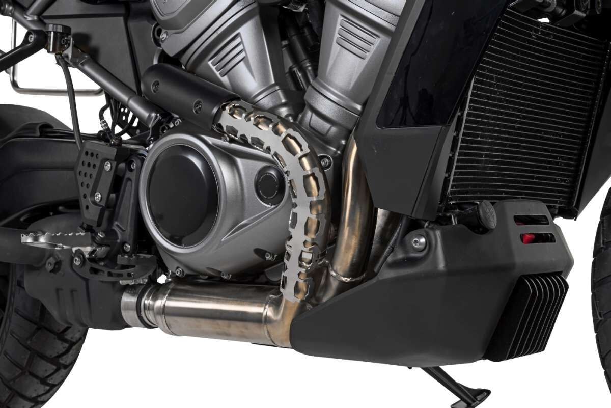 Motorrad-Seitenverkleidung Links Für Harley Pan America 1250/Special (2021–2022) – Schwarz Pulverbeschichtet