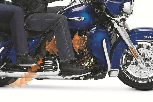 Hinterer Soziussitz Motorrad Beifahrersitz 8 Saugkraft für Harley Chopper 