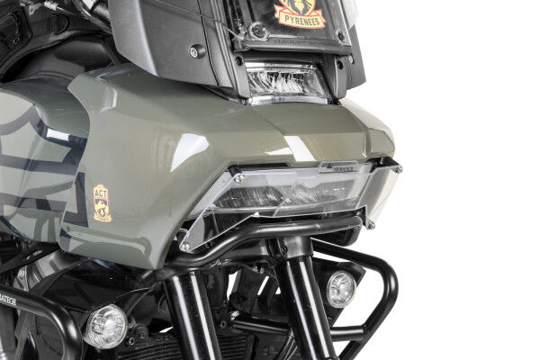 Scheinwerferschutz Makrolon, mit Schnellverschluss für Harley-Davidson RA1250 Pan America *OFFROAD U