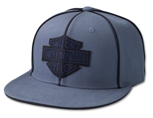 Harley Davidson Bar & Shield Fitted Hat Blau