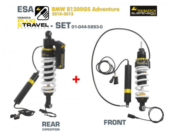 Touratech Suspension Plug & Travel-ESA Expedition SET für BMW R1200GS Adventure Model 2010-2013