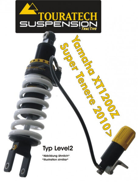 Touratech Suspension Federbein *hinten* für Yamaha XT1200Z Tenere Typ (2010-2013) Typ *Level2*