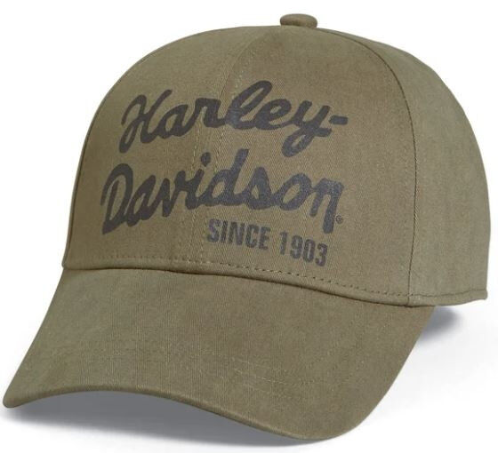 Harley Davidson Artisan Baseball Kappe für Damen grün