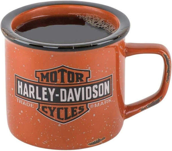 Harley Davidson Campfire Logo Tasse