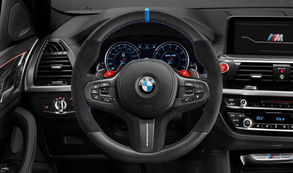 BMW M Performance 5er 6er 7er Xer Lenkrad Abdeckung Alcantara/Carbon