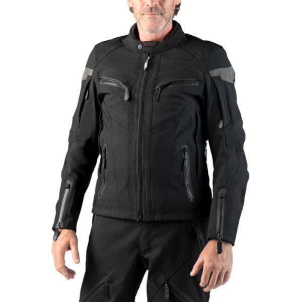 Harley Davidson Herren FXRG® Triple Vent System™ Waterproof Riding Jacke Schwarz 98261-19EM
