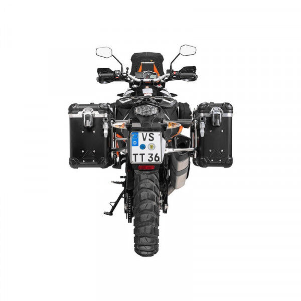 ZEGA Evo Koffersystem And-Black mit Edelstahlträger für KTM 1050/1090 Adventure/1290 Super Adventure