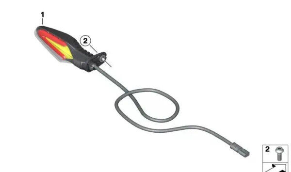BMW Motorrad Multifunktionale Blinkleuchte