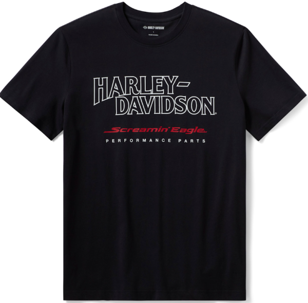 Harley Davidson Herren-T-Shirt mit Screamin' Eagle-Grafik