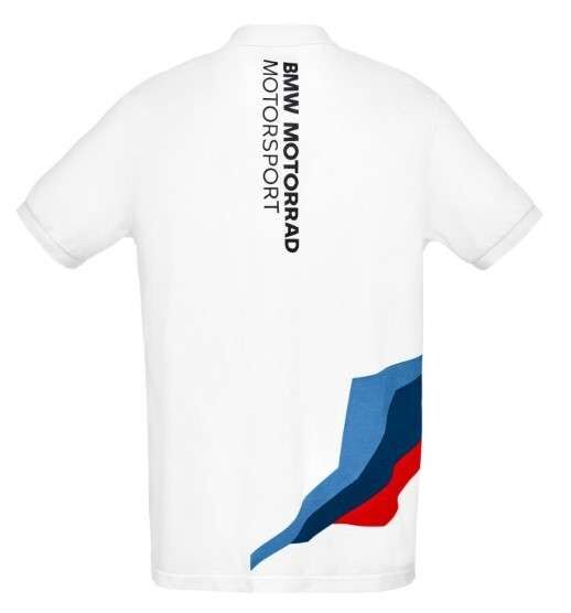 Motorrad Poloshirt Motorsport Herren weiß | BMW