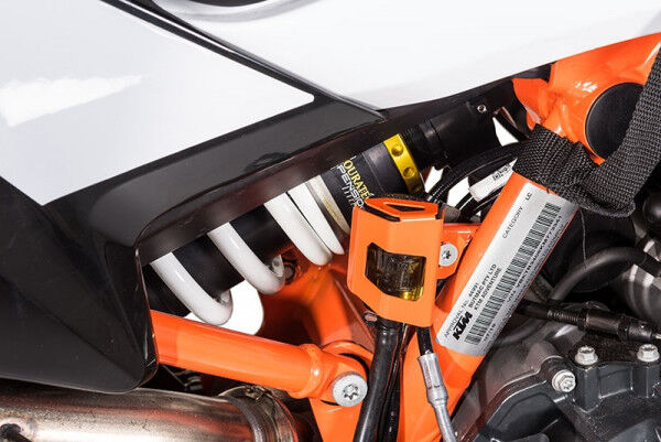 Schutz Bremsflüssigkeitsbehälter, hinten orange für KTM 790 Adventure / Adventure R